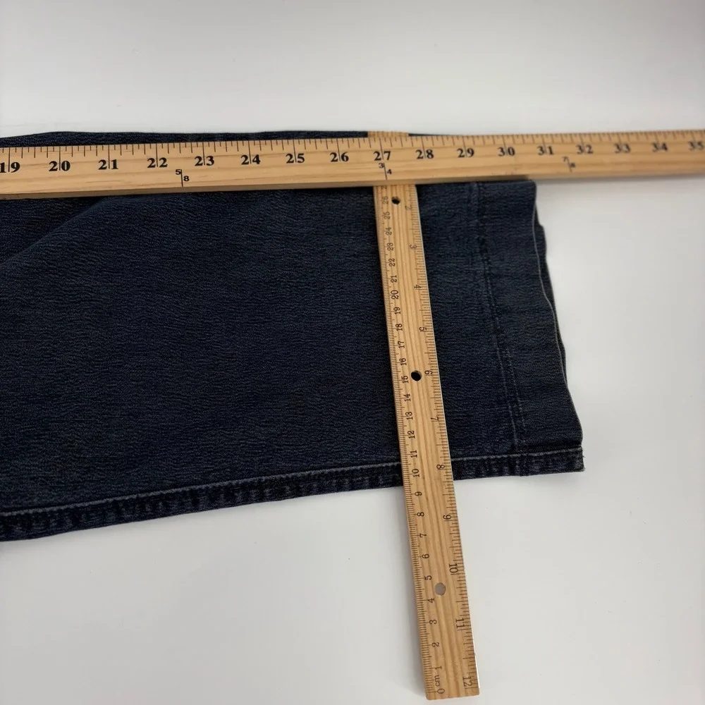 Lee Sinfully Soft Women Size 12 Medium Dark Wash Straight Leg Jeans Blue